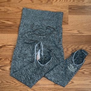 PINK VS Grey Yoga Legging Size Medium